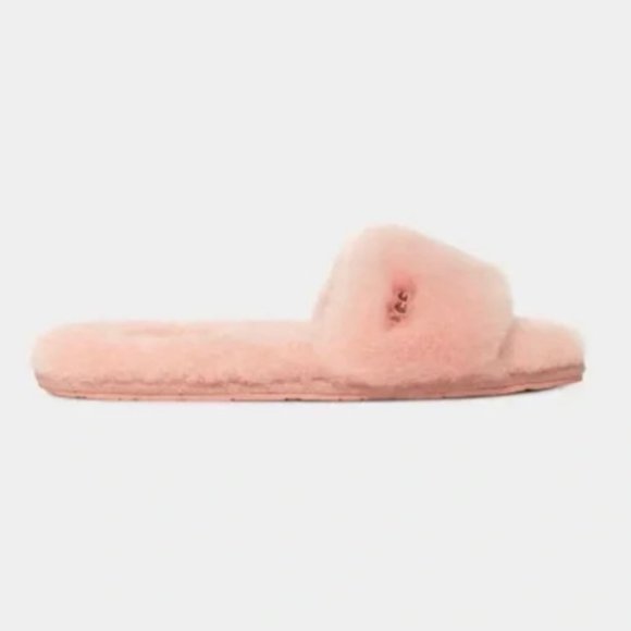 UGG Shoes - NEW UGG Size 10 Women's Fluff Slide II Shearling Slippers - Sunset Pink